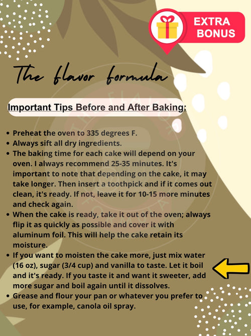 BASIC RECIPES TO START A BAKING BUSINESS-THE FLAVOR FORMULA